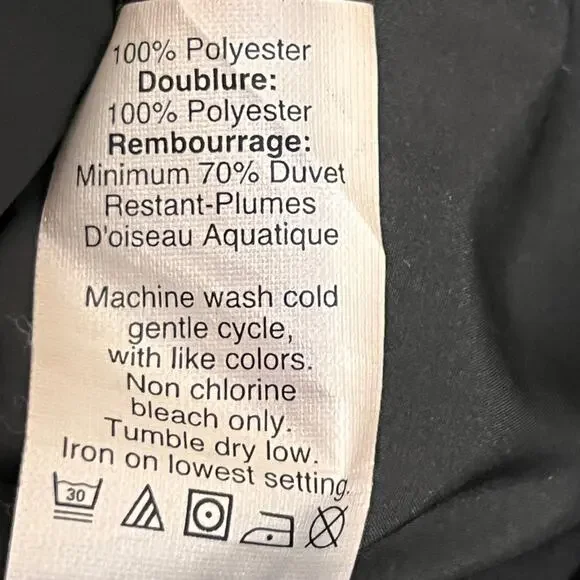 J. Crew Tan & Black Down Excursion Herringbone Quilted Full Zip Vest Size Small - Picture 6 of 13